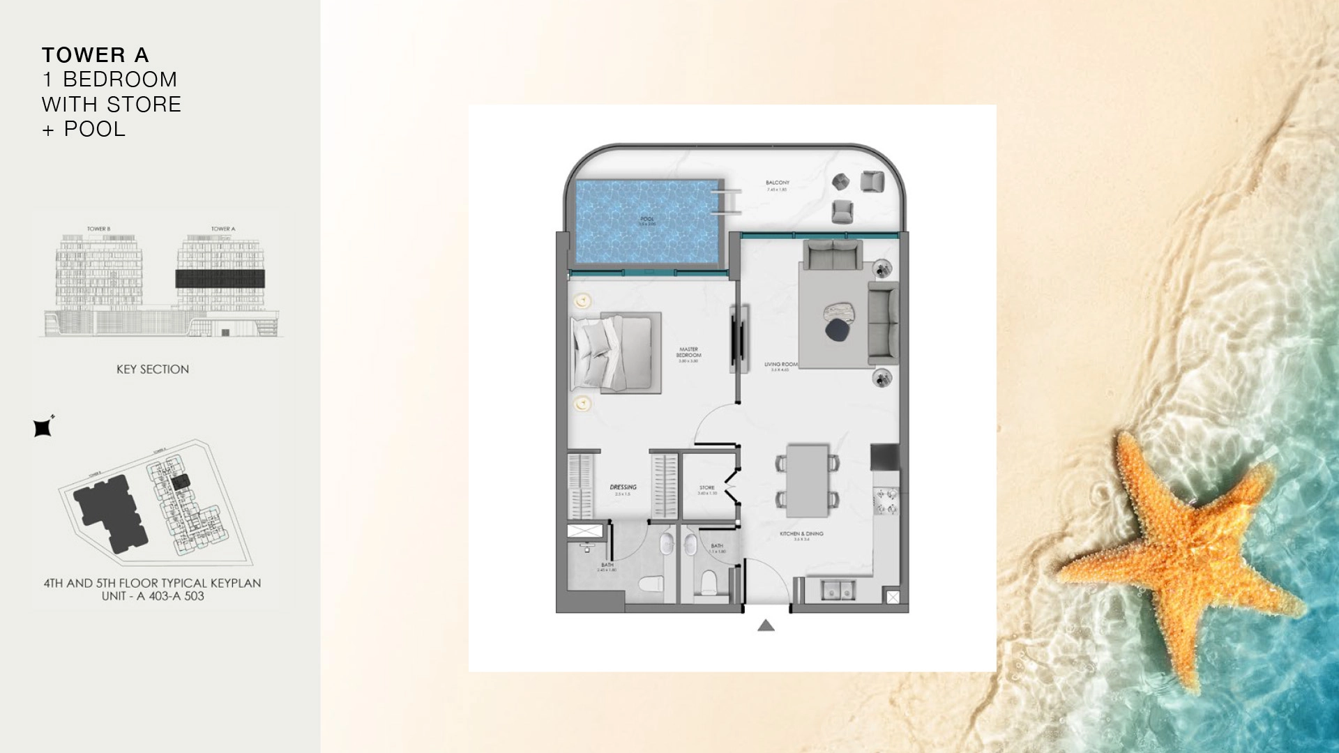 1 BR - Type A